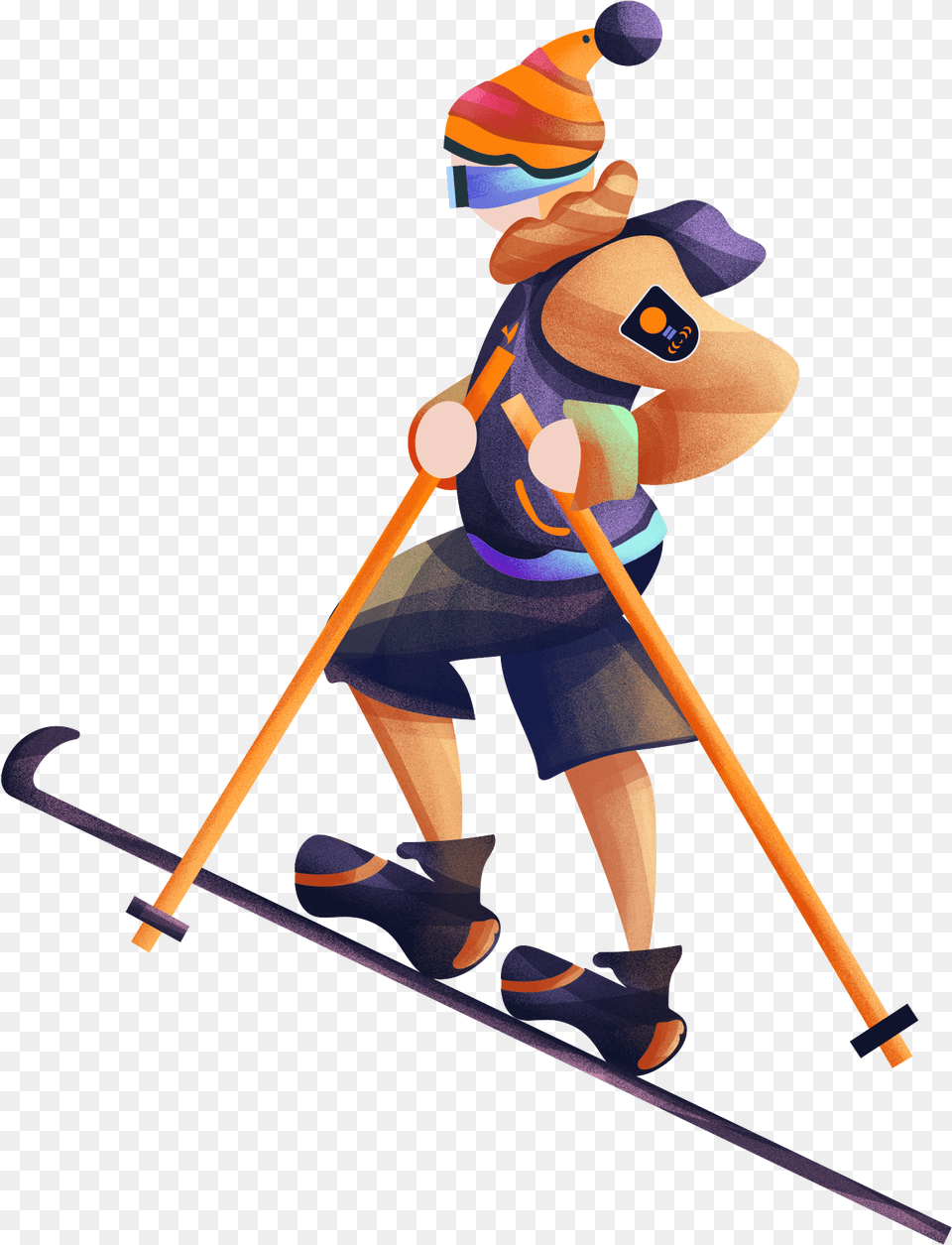 Transparent Nordic Skier Clipart Skiing, Nature, Outdoors, People, Person Png