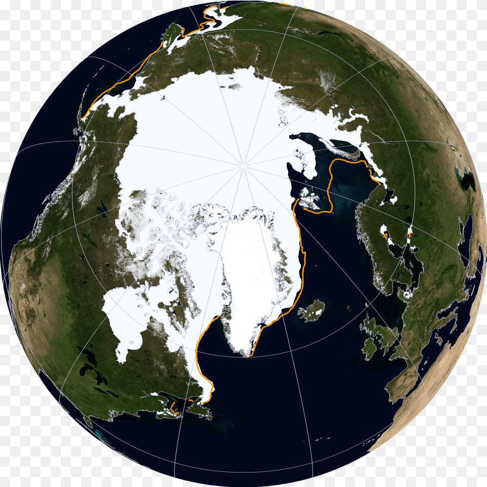 Transparent North Pole Arctic Polar Ice Map Free Png