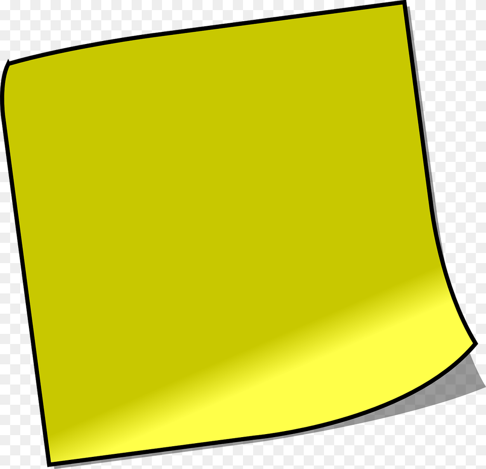 Transparent Note Clipart Yellow Post It Note Transparent, Text Free Png Download