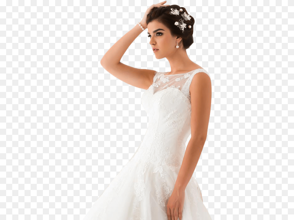 Transparent Novia Novias En, Formal Wear, Wedding Gown, Clothing, Dress Png