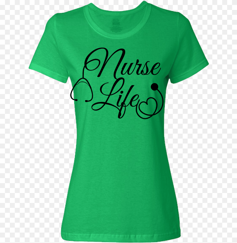Transparent Nurse Silhouette T Shirt, Clothing, T-shirt Png Image