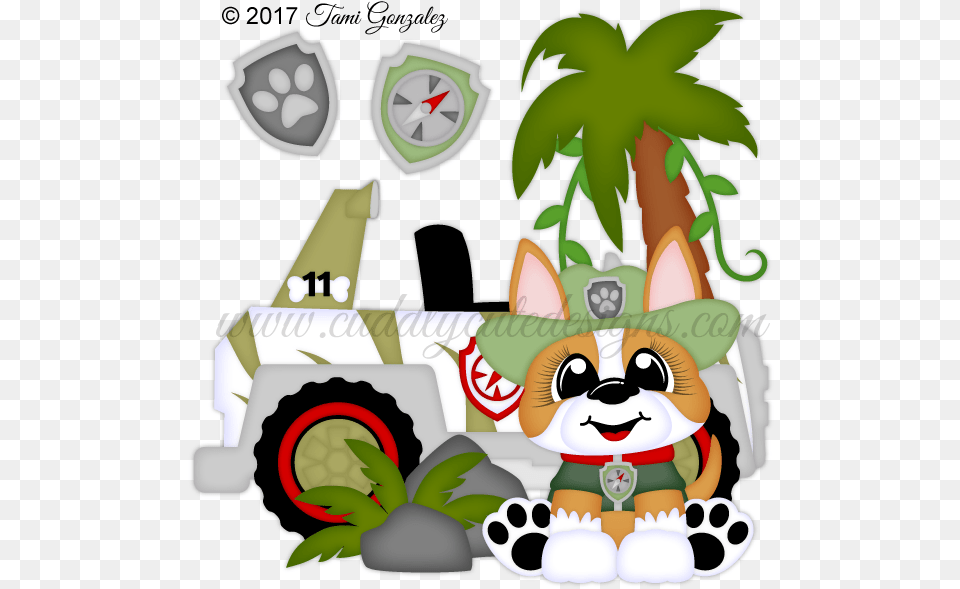 Transparent Nursery Rhymes Clipart Puppy, Bulldozer, Machine, Grass, Plant Png Image