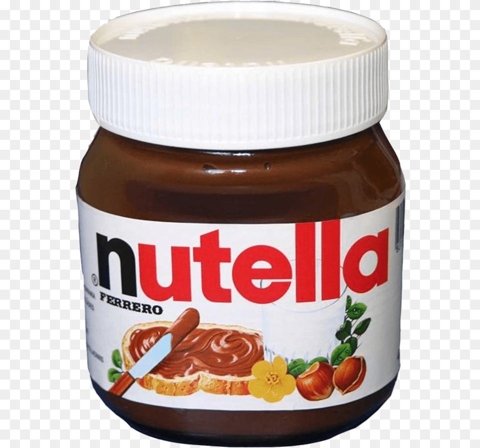 Transparent Nutella Nutella, Food, Peanut Butter, Can, Tin Free Png Download