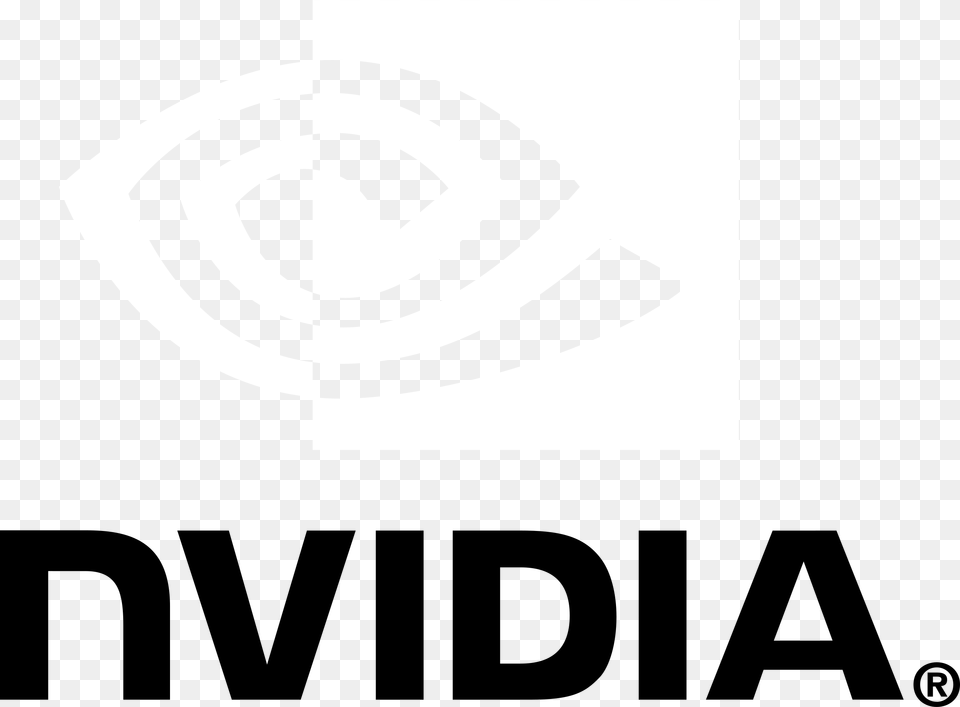 Transparent Nvidia Logo White Free Png