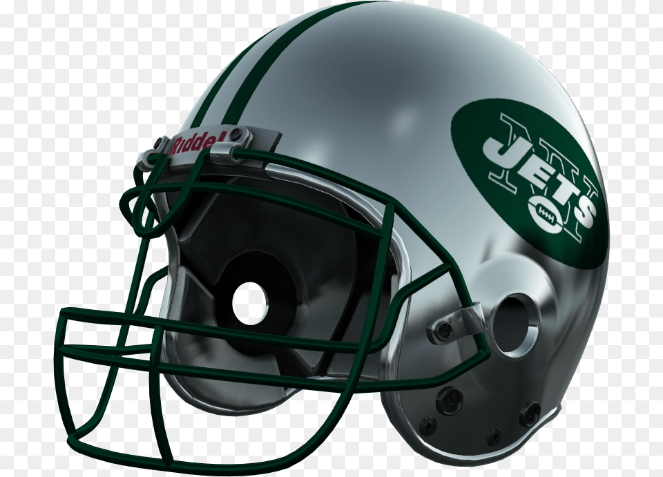 Transparent Ny Jets Clipart New York Jets Transparent Helmet, American Football, Football, Person, Playing American Football Png