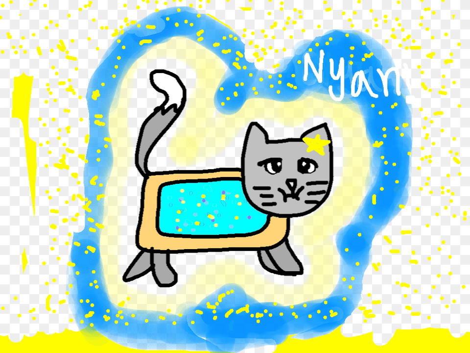 Transparent Nyan Cat, Art, Painting, Graphics, Head Free Png Download