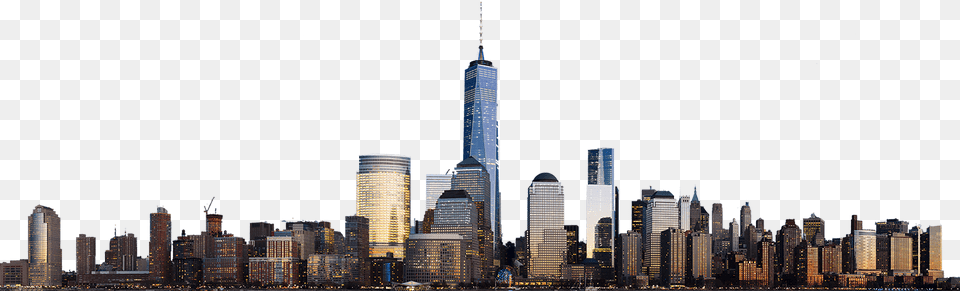 Transparent Nyc Skyline Silhouette City For Picsart, Architecture, Scenery, Outdoors, Nature Free Png