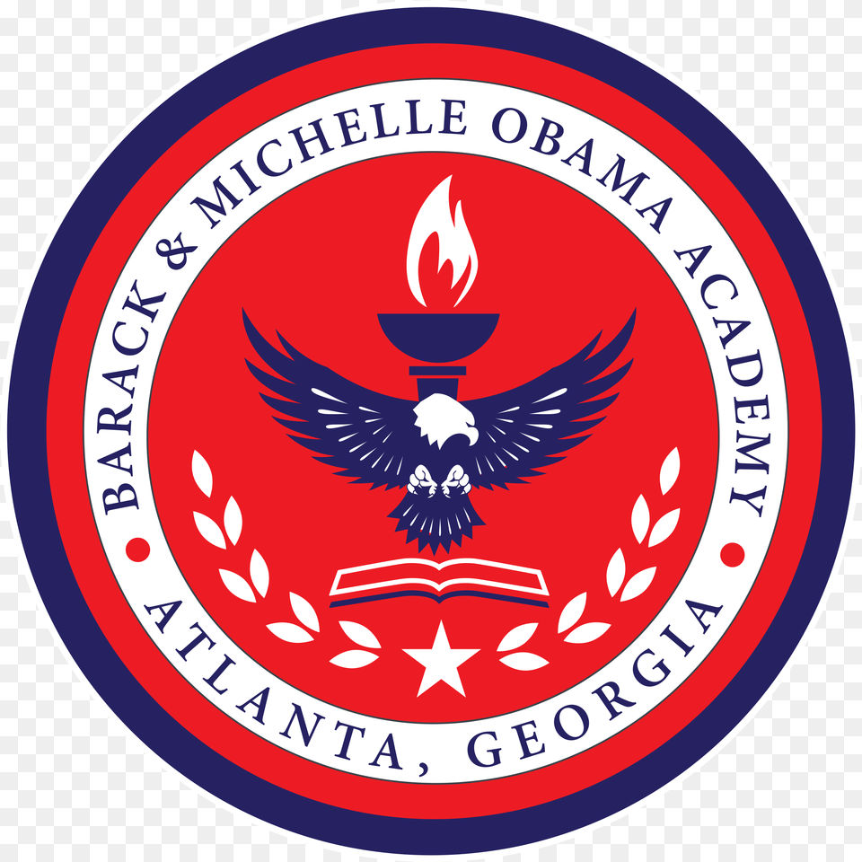 Transparent Obama Logo Barack And Michelle Obama Academy Atlanta, Emblem, Symbol, Animal, Bird Png Image