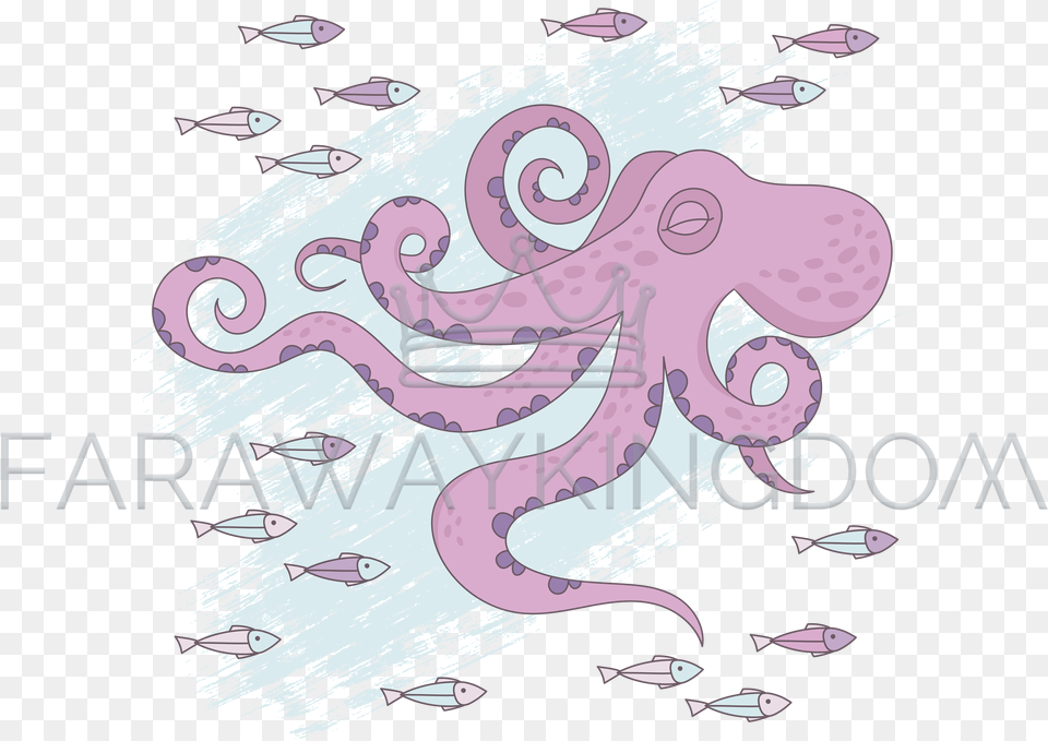 Octopus Cartoon Illustration, Animal, Sea Life, Invertebrate, Fish Free Transparent Png