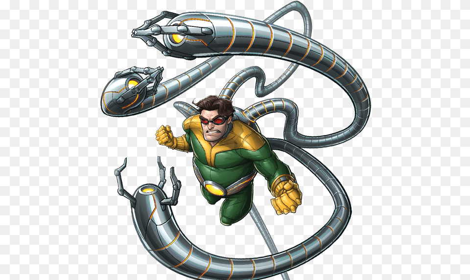 Transparent Octopus Tentacles Marvel Spiderman Doctor Octopus, Adult, Male, Man, Person Png