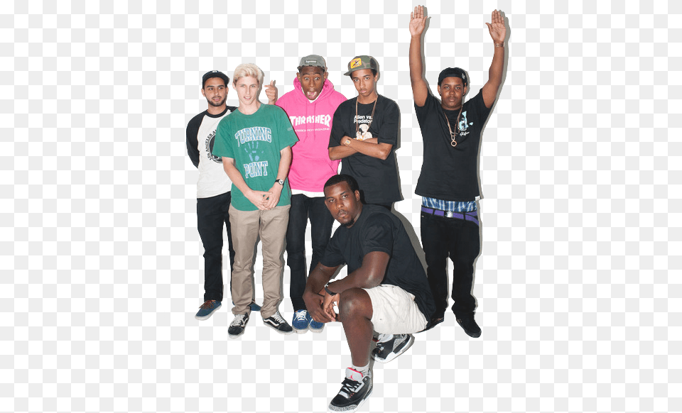 Transparent Odd Future Jasper And Tyler The Creator, Teen, T-shirt, Shoe, Person Free Png
