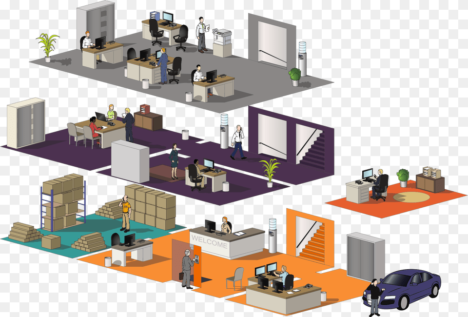 Office Space Nec Phones Built In Brilliance, Furniture, Person, Chair, Cad Diagram Free Transparent Png