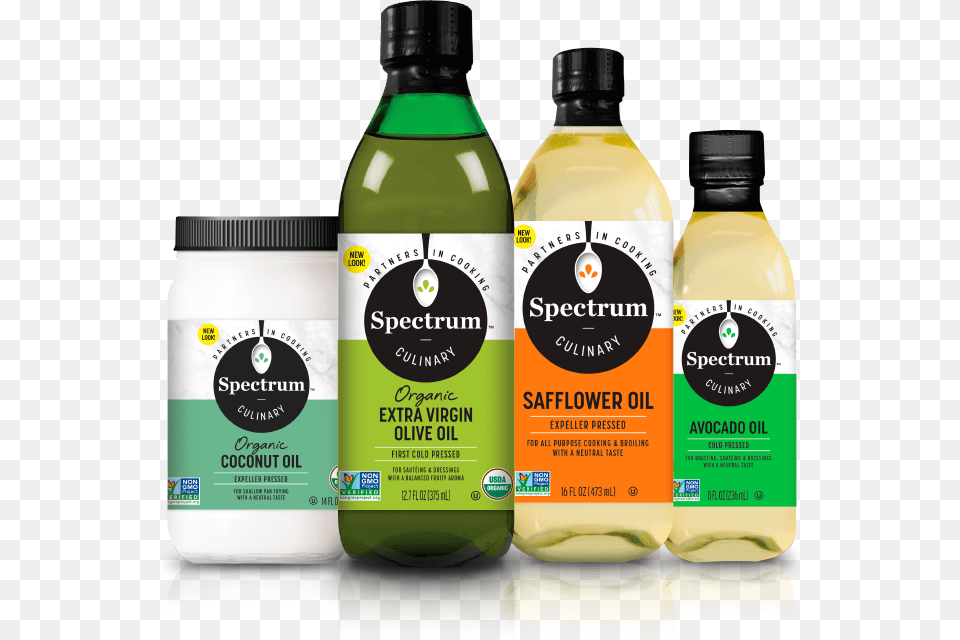 Transparent Oil Bottle Spectrum Culinary Coconut Oil Png