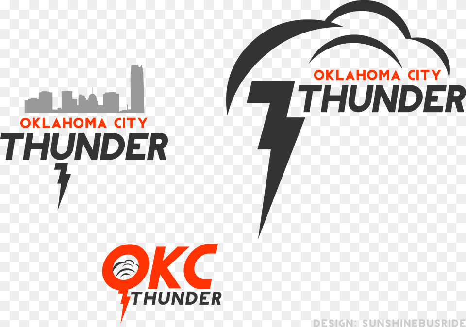 Transparent Okc Thunder Logo Orange Free Png