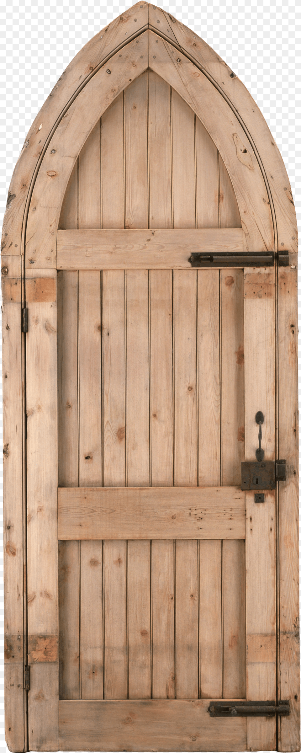 Transparent Old Door Wooden Castle Doors, Wood, Arch, Architecture, Indoors Free Png Download