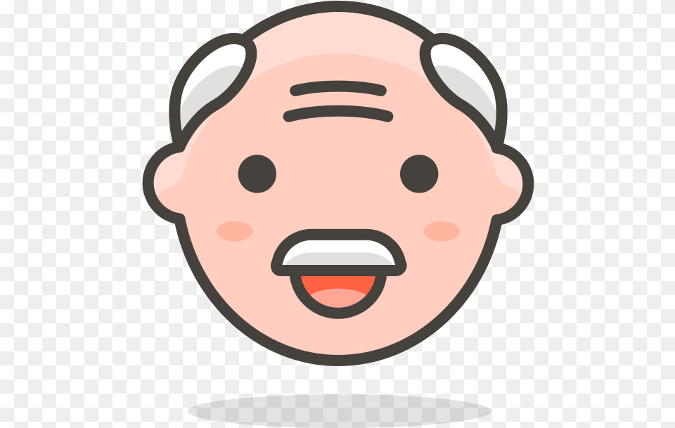 Transparent Old Man Face Clipart Face Old Man Vector, Piggy Bank Free Png