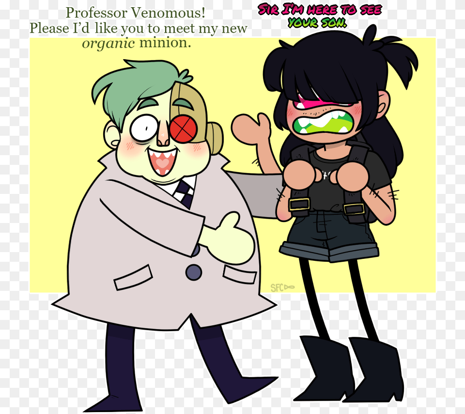 Transparent Old Person Ok Ko Professor Venomous And Ko, Book, Comics, Publication, Baby Png Image