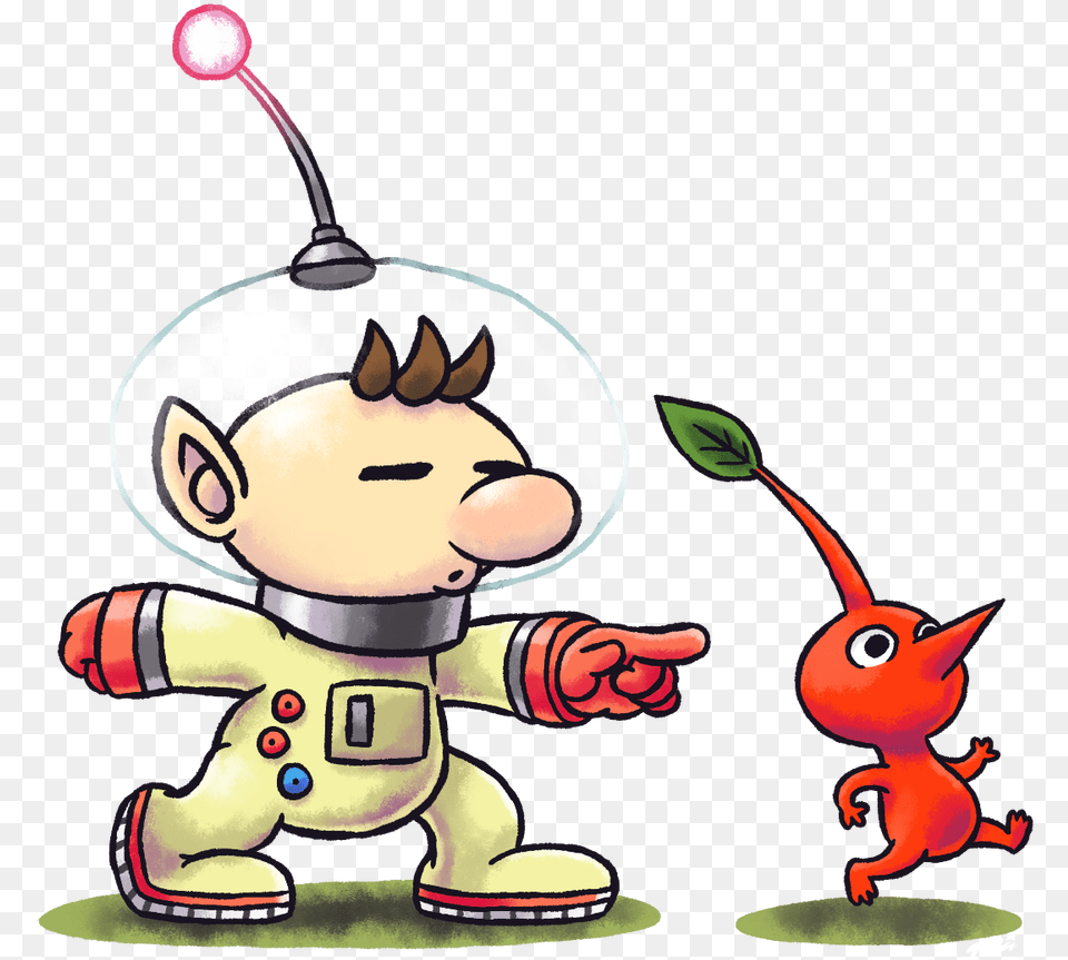 Transparent Olimar Mario Luigi Rpg Style, Cartoon, Baby, Person, Face Png Image