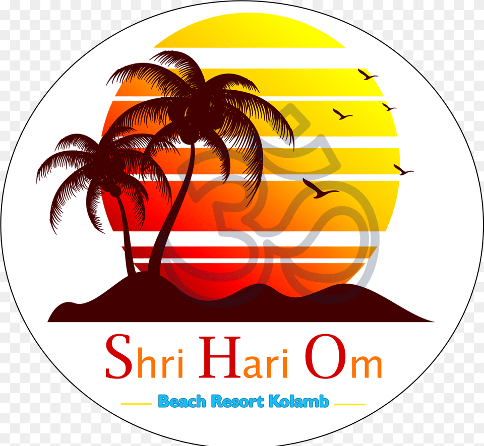 Transparent Om Clipart Beach Sunset Vector, Outdoors, Sky, Nature, Poster Free Png