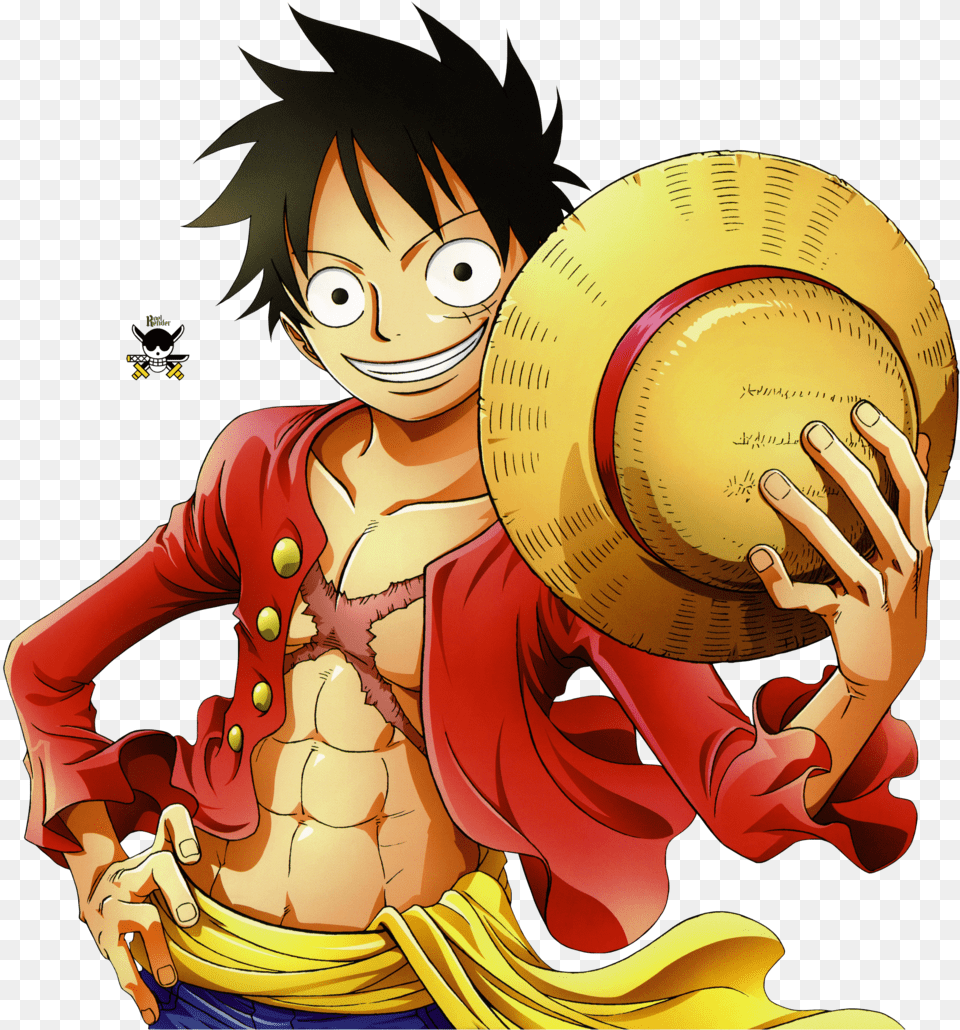 One Piece Anime One Piece Luffy, Book, Comics, Publication, Adult Free Transparent Png