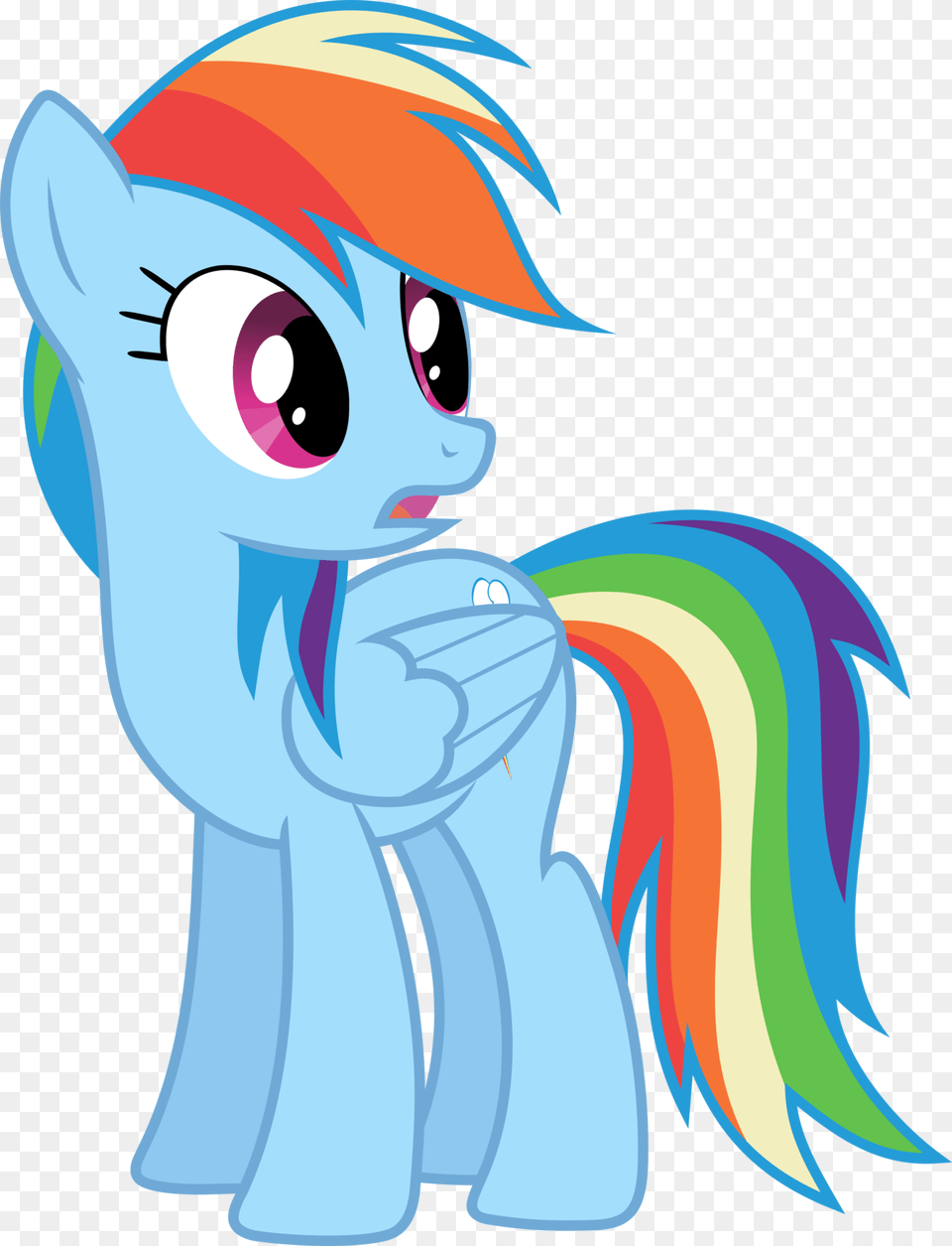 Transparent Oneyng Faces My Little Pony Rainbow Dash Surprised, Art, Book, Comics, Graphics Free Png