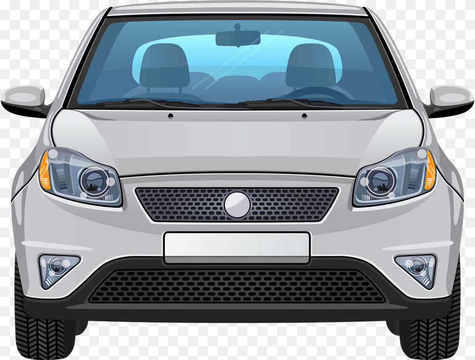 Transparent Onibus Front Of Police Car Vector, Bumper, Transportation, Vehicle, Windshield Free Png Download