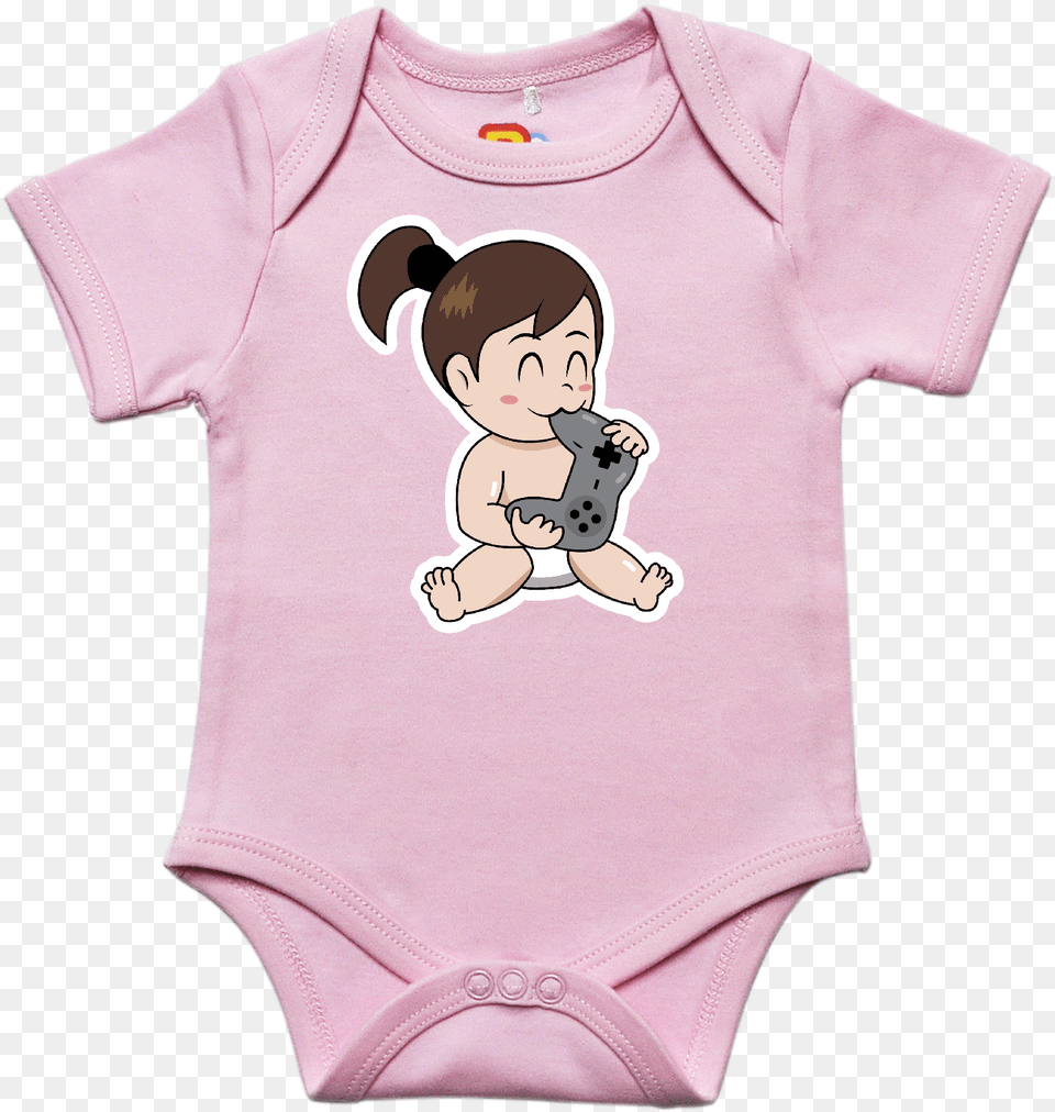 Transparent Onsie Clipart Girl, Clothing, T-shirt, Baby, Person Free Png Download