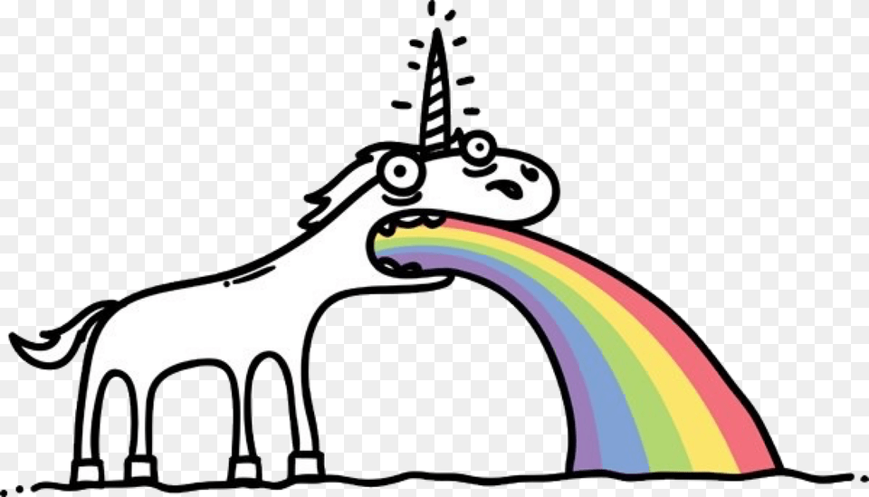 Transparent Open Books Clipart Unicorn Puking Rainbow, Outdoors, Nature, Sky Png Image