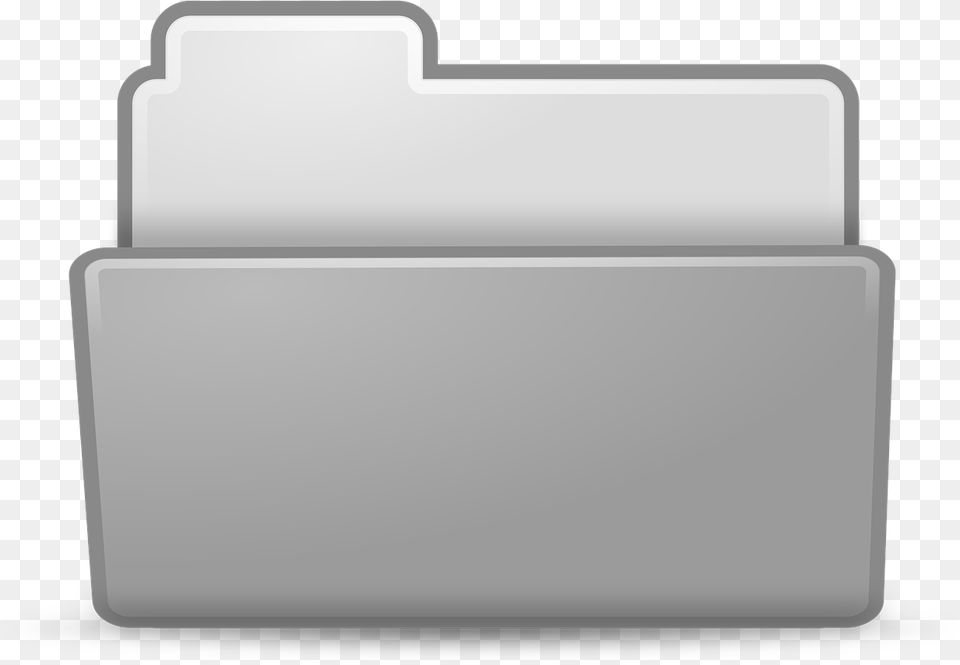 Transparent Open Icon Gray, File, File Binder, File Folder, White Board Png Image