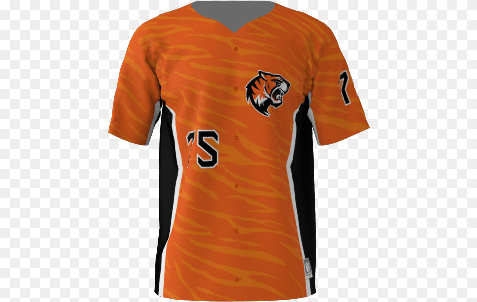 Transparent Orange Button Orange Color Sublimation Jersey Orange, Clothing, Shirt, T-shirt, Adult Png Image