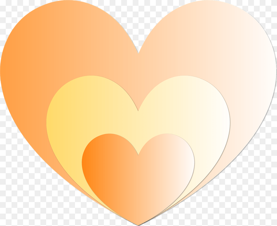 Transparent Orange Heart Heart, Astronomy, Moon, Nature, Night Png