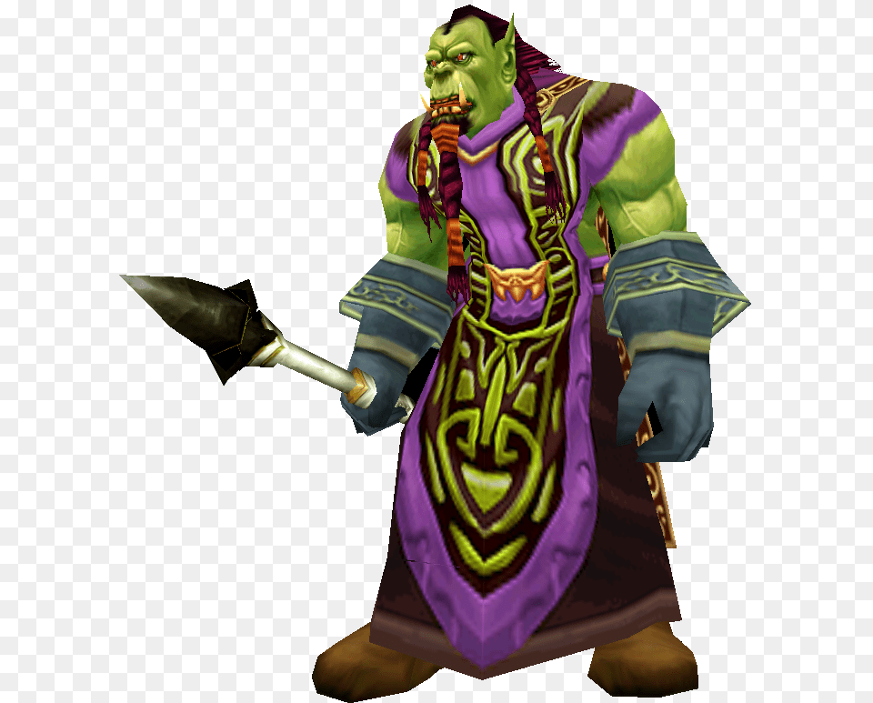 Transparent Orc World Of Warcraft Warlock Character, Person, Face, Head, Armor Free Png Download