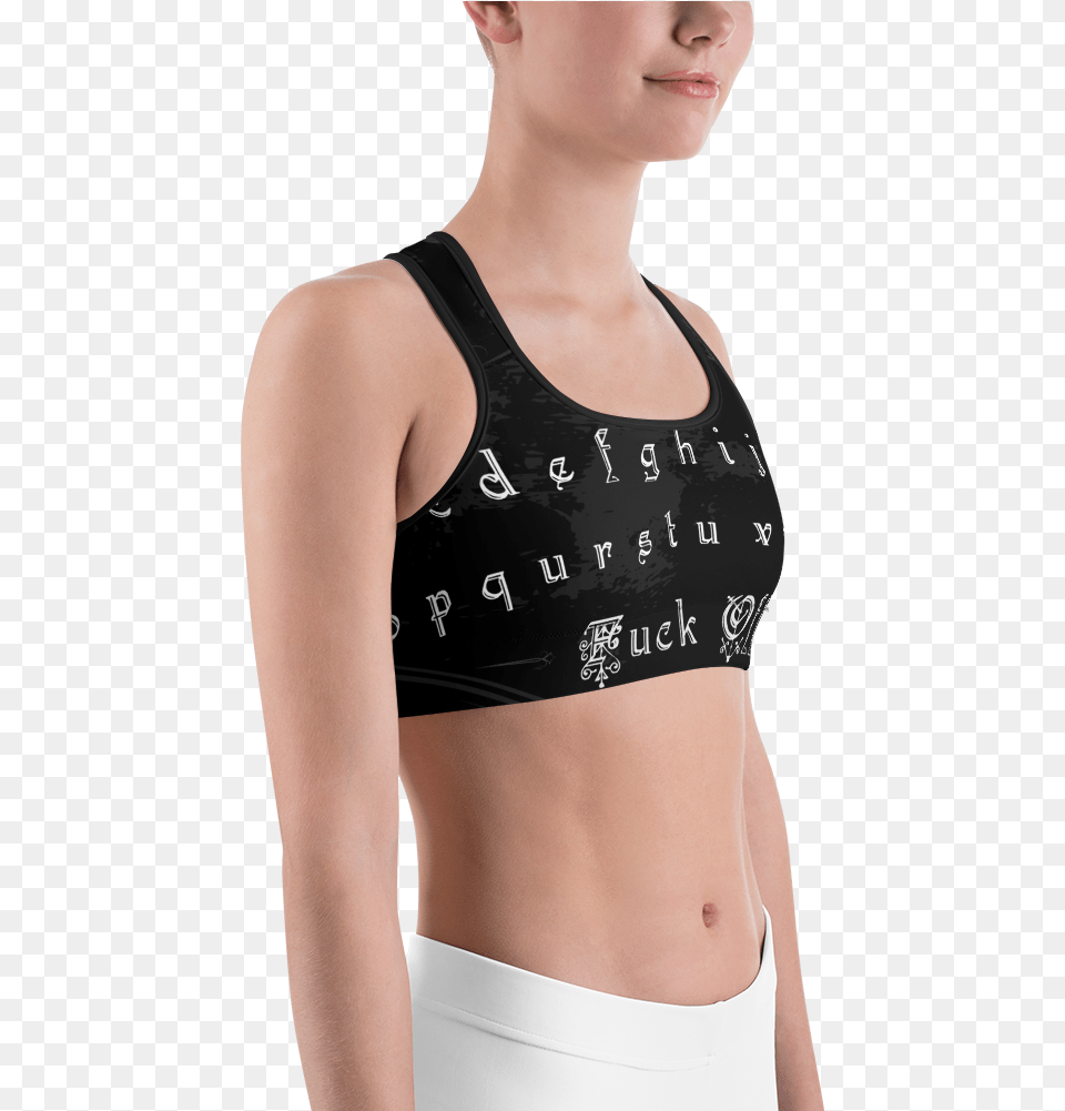 Transparent Ouija Board Women39s Black And Blue Mma Bra, Clothing, Underwear, Lingerie, Adult Png Image