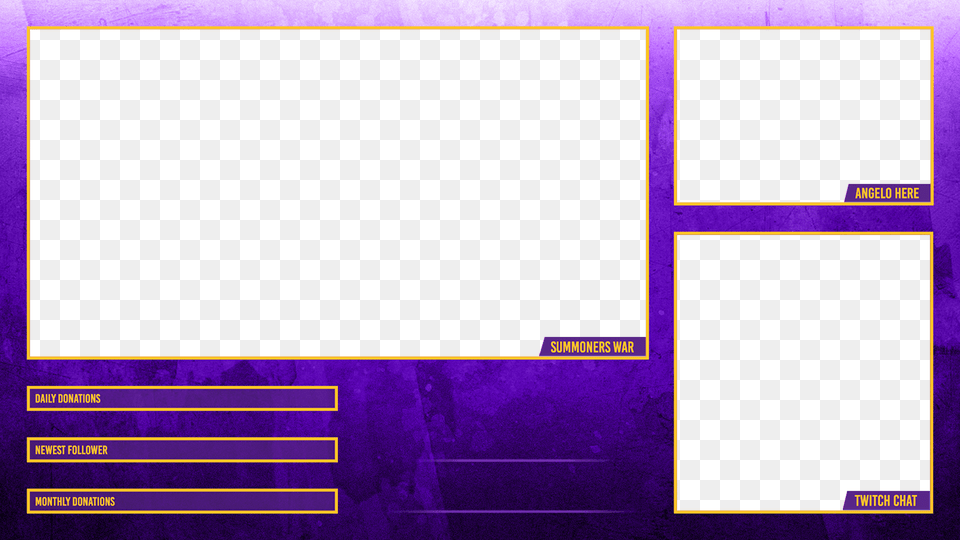 Transparent Overlay For Twitch, Blackboard, Purple, Electronics, Screen Free Png Download