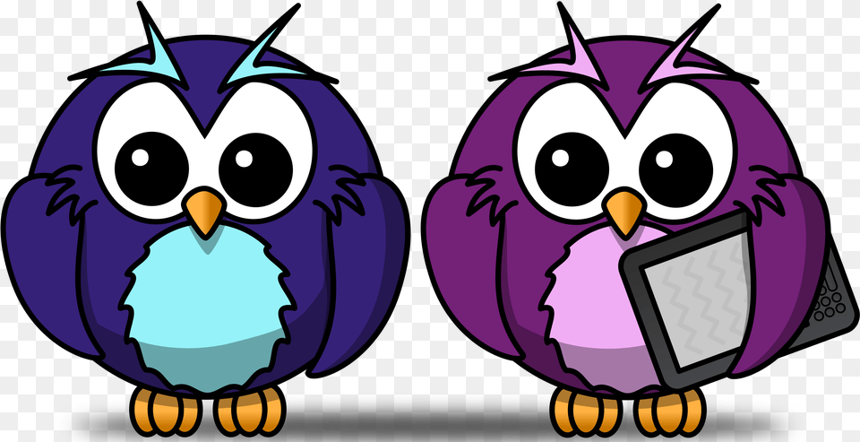 Owl Clipart Cartoon Owl, Purple, Baby, Face, Head Free Transparent Png