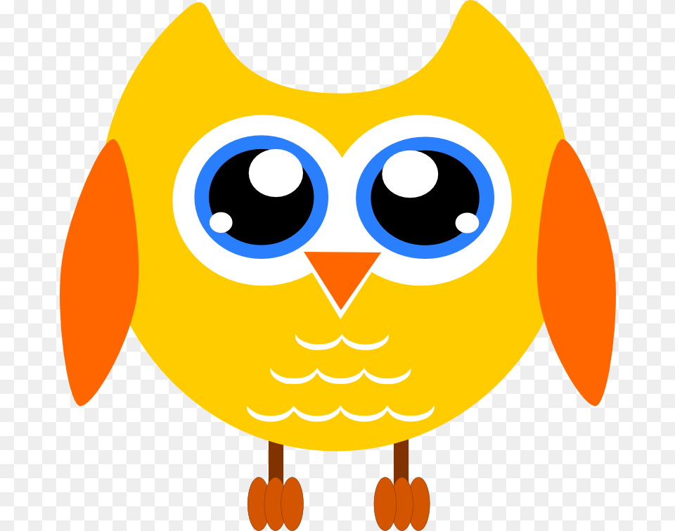 Transparent Owl Face Cute Owl Clipart No Background, Animal, Fish, Sea Life, Shark Free Png Download