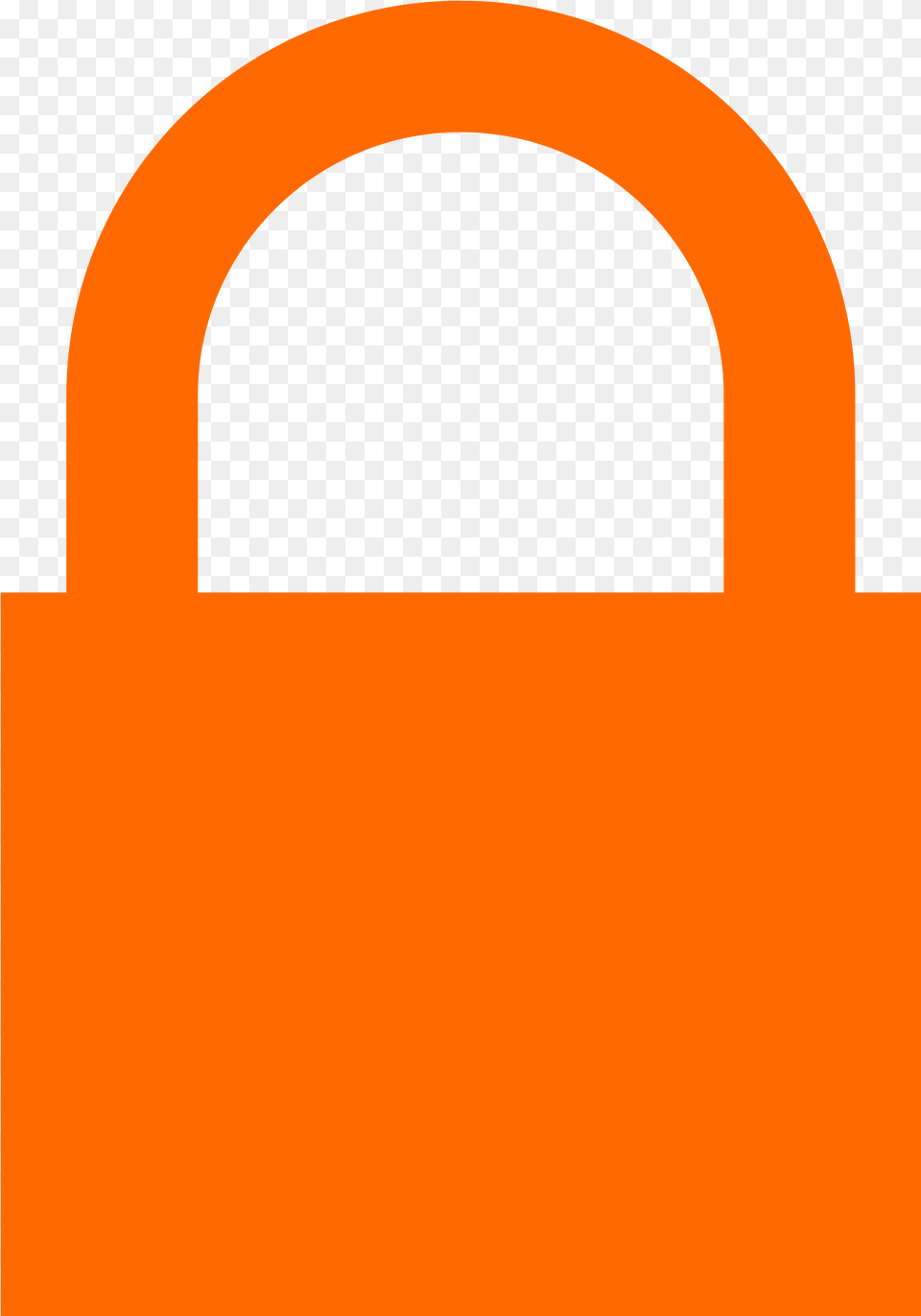 Padlock Clipart Orange Lock Icon, Bag Free Transparent Png