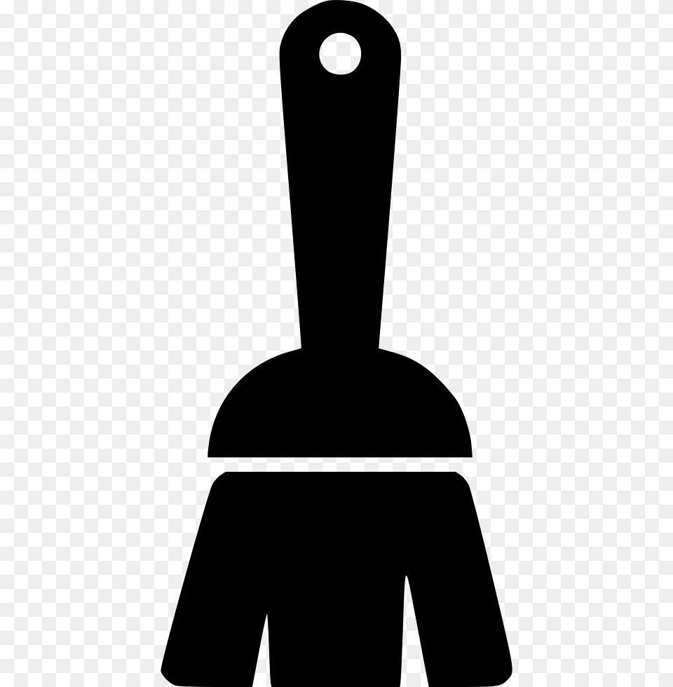 Transparent Paint Brush Silhouette, Stencil, Person Png Image