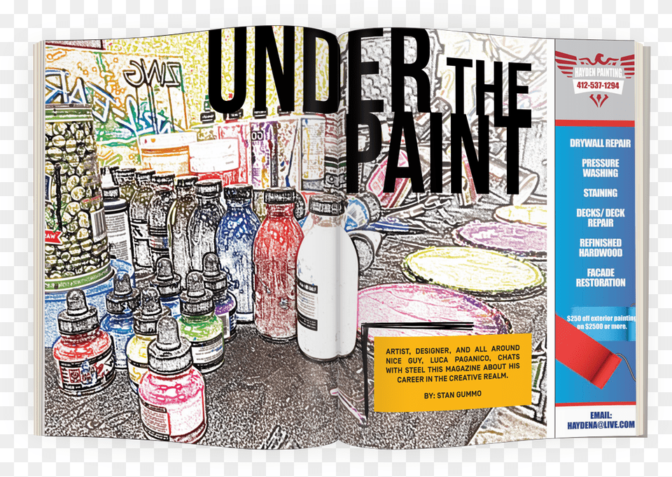 Transparent Paint Cans Poster, Advertisement, Publication, Book Png Image