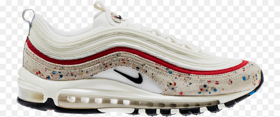 Transparent Paint Speckles Air Max 97 Splatter, Clothing, Footwear, Shoe, Sneaker Png