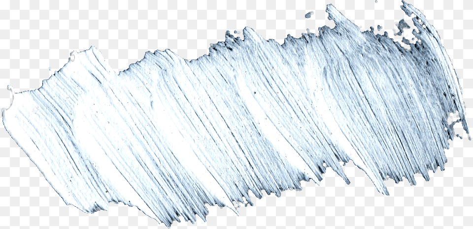 Transparent Paintbrush Transparent White Brush Stroke, Ice, Outdoors, Nature, Snow Free Png Download