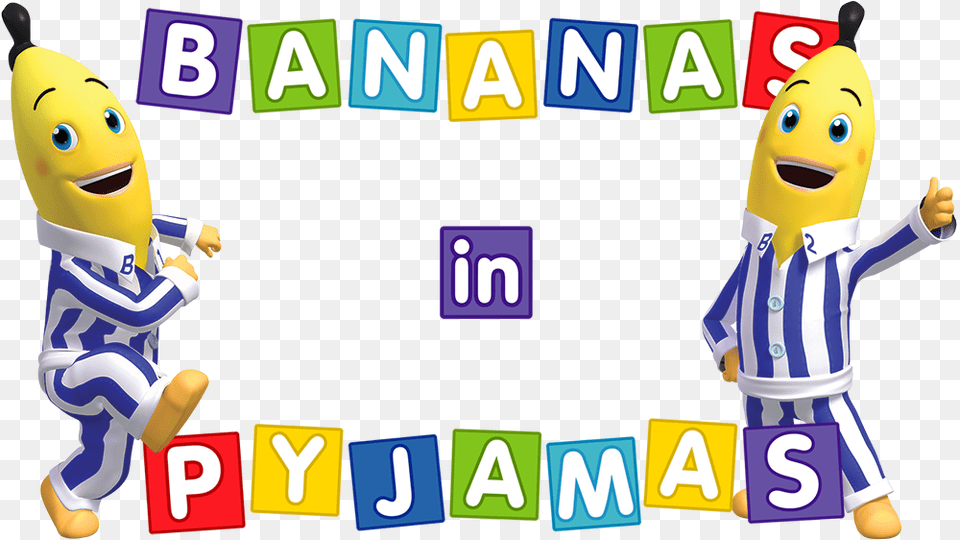 Transparent Pajamas Clipart Bananas In Pyjamas Banner, People, Person, Toy, Baby Png Image