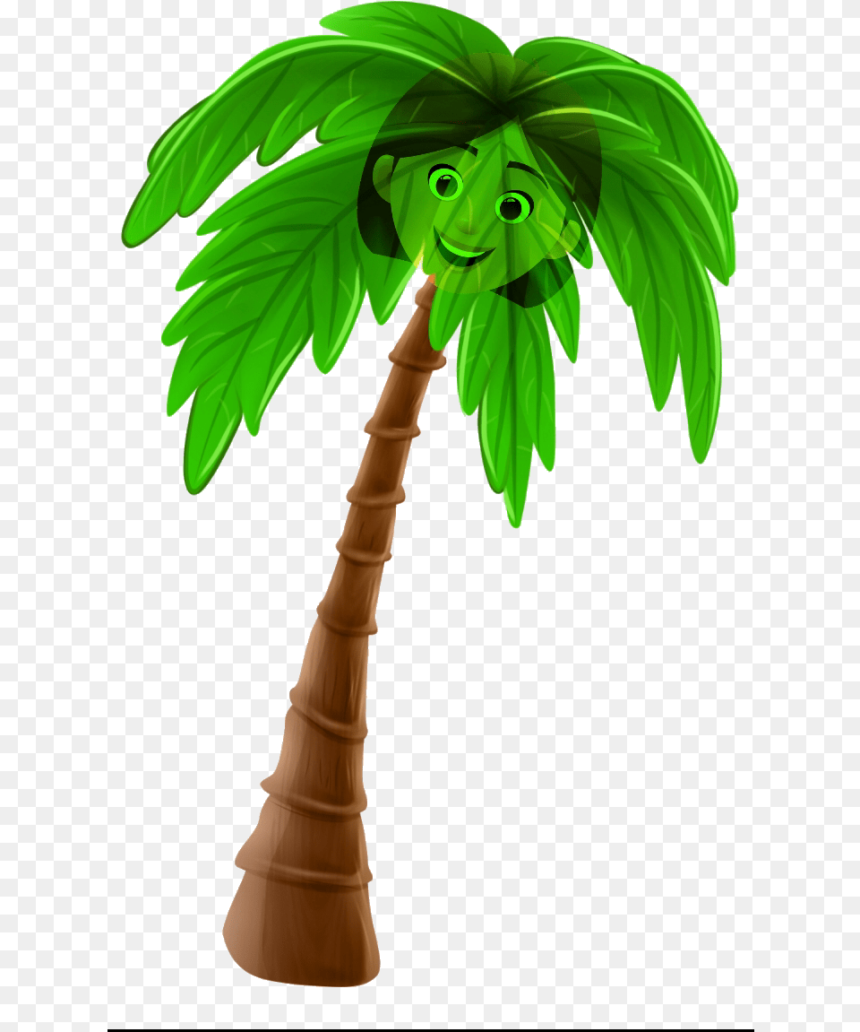 Palm Tree Cartoon, Palm Tree, Plant, Person Free Transparent Png