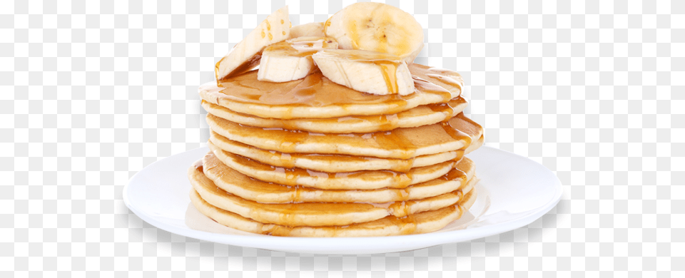 Transparent Pancakes Banana, Bread, Food, Pancake, Fruit Free Png Download