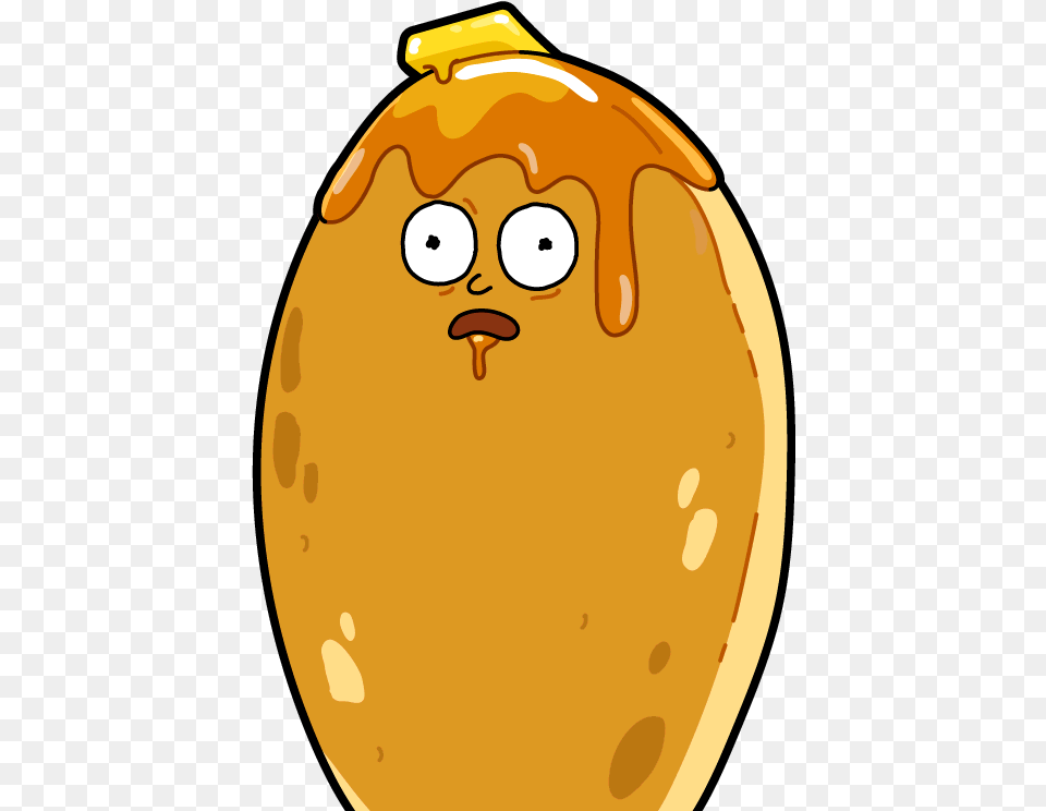 Transparent Pancakes Circle Pocket Mortys Pancake Morty, Food, Egg, Face, Head Png Image