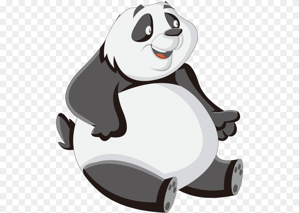 Transparent Panda Cartoon Animated Transparent Background Animal, Adult, Female, Person, Woman Png Image