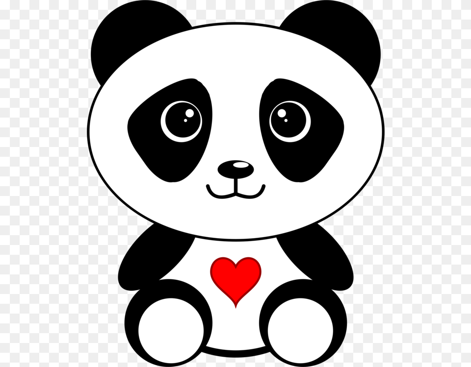 Transparent Panda Face Panda Bear Clipart, Nature, Outdoors, Snow, Snowman Free Png