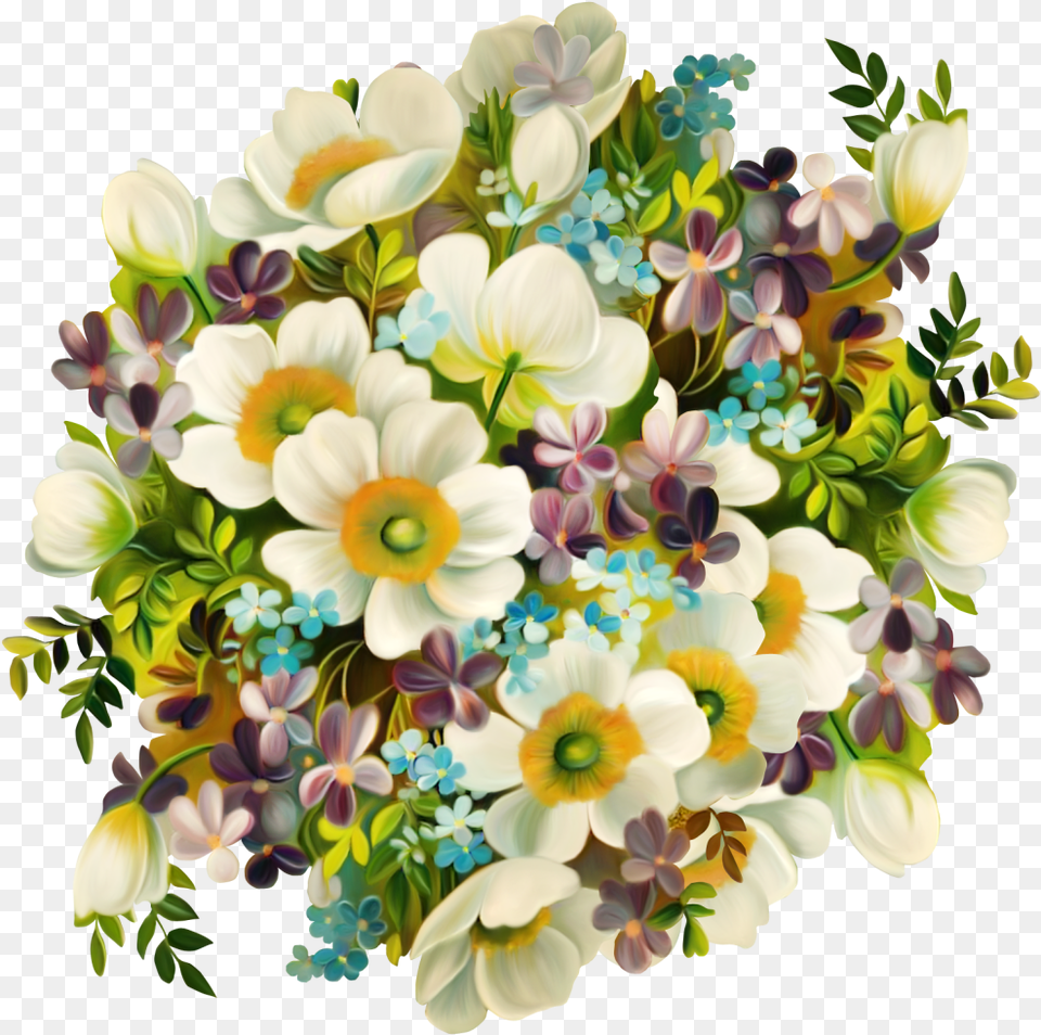 Transparent Pansies Flores Vintage, Plant, Pattern, Graphics, Flower Bouquet Free Png Download