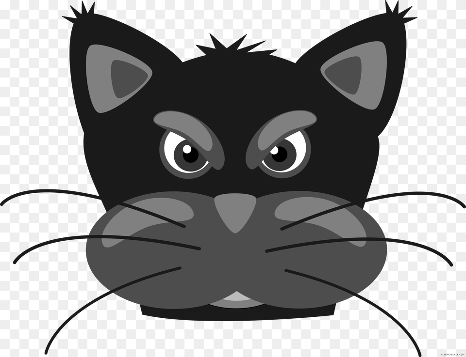 Transparent Panther Paw Cute Cartoon Cat Face, Animal, Fish, Sea Life, Shark Free Png