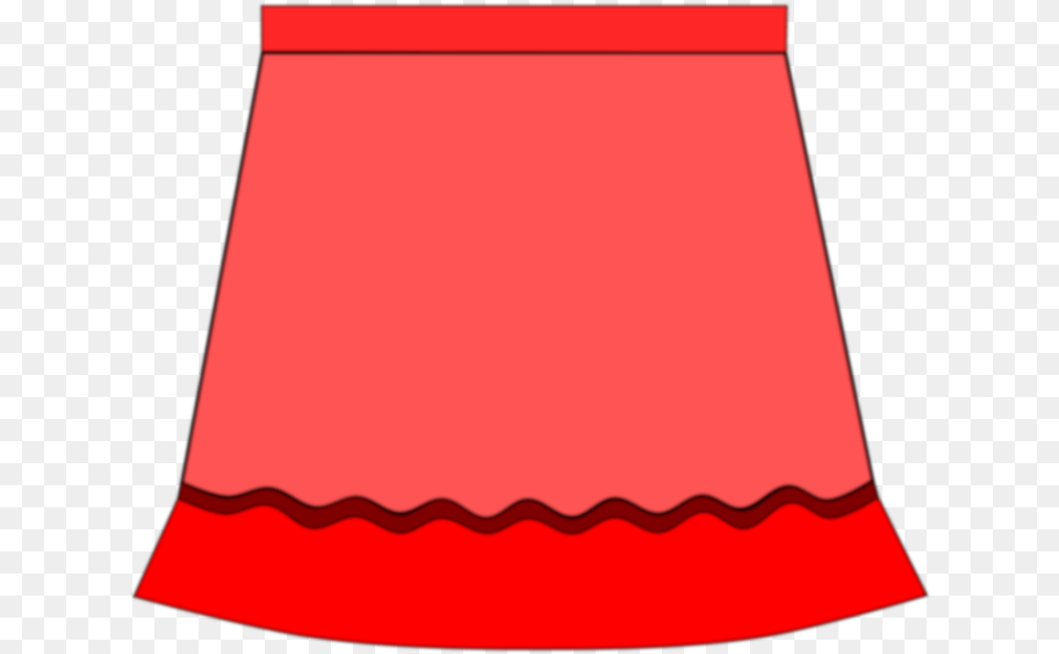 Transparent Pants Clipart Red Skirt Clipart, Lamp, Lampshade, Clothing, Food Free Png